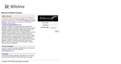 Desktop Screenshot of odyssey.wilshire.com